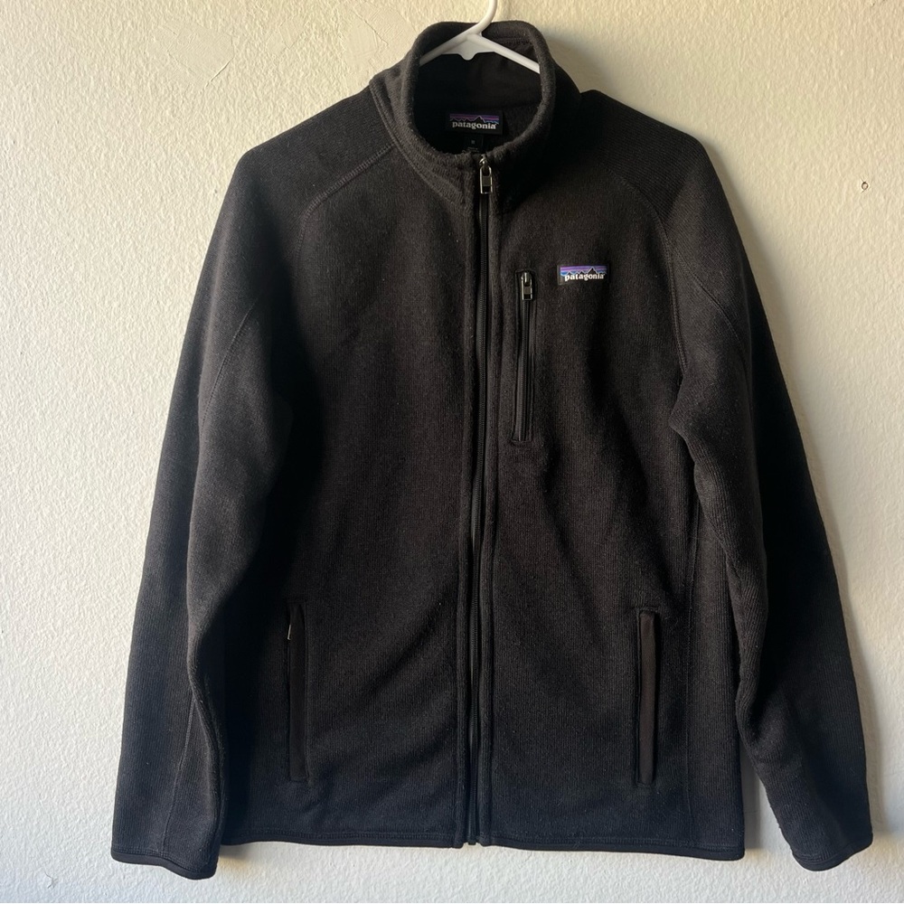 Patagonia Better Sweater Black Fleece Jacket Size Medium